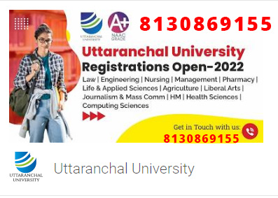 uttaranchal university Admission 2022